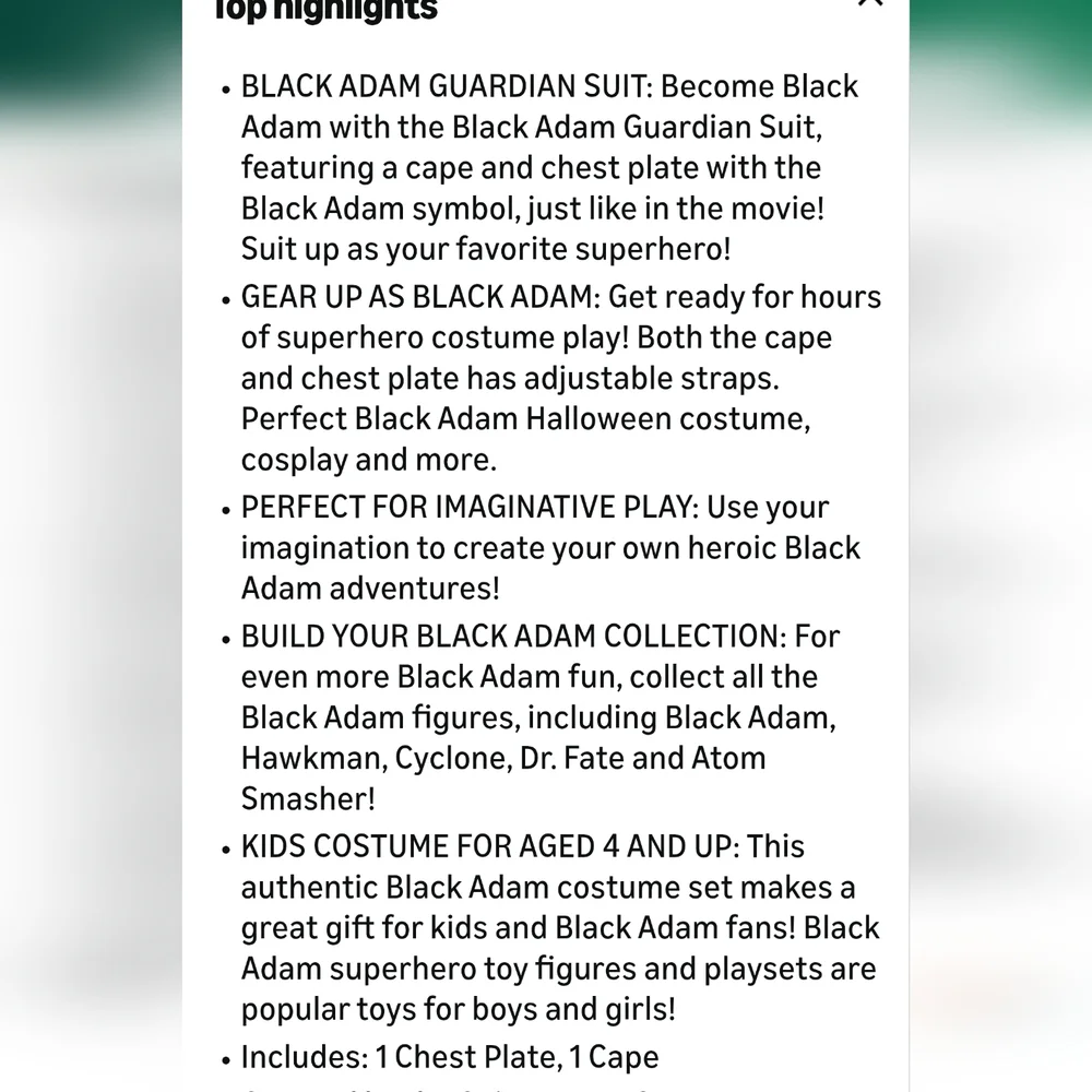 DC black adam